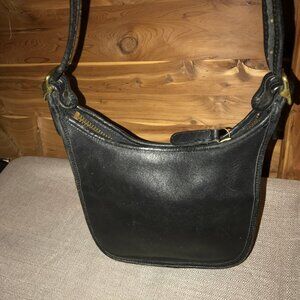 Vintage Coach Legacy Janice Crossbody Bag Black